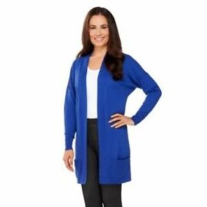 Isaac Mizrahi Essentials Buttoned Cardigan V Neck